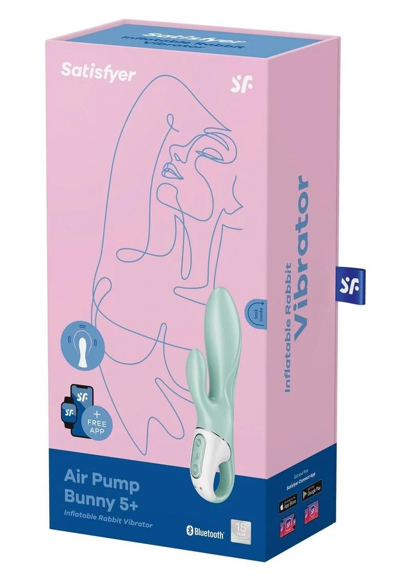 Satisfyer Inflatable Air Pump Bunny Rabbit Vibrator - Image 4
