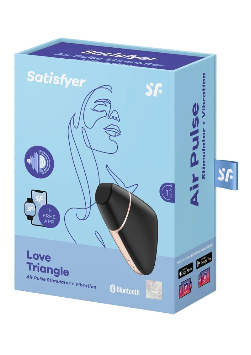 Satisfyer Love Triangle Air Pulse Stimulator + Vibration - Image 8