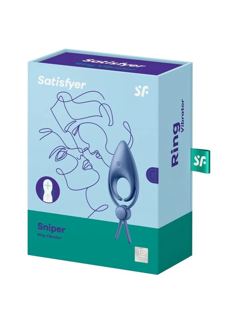 Satisfyer Men Sniper Rechargeable Silicone Vibrating Cock Ring - Image 7