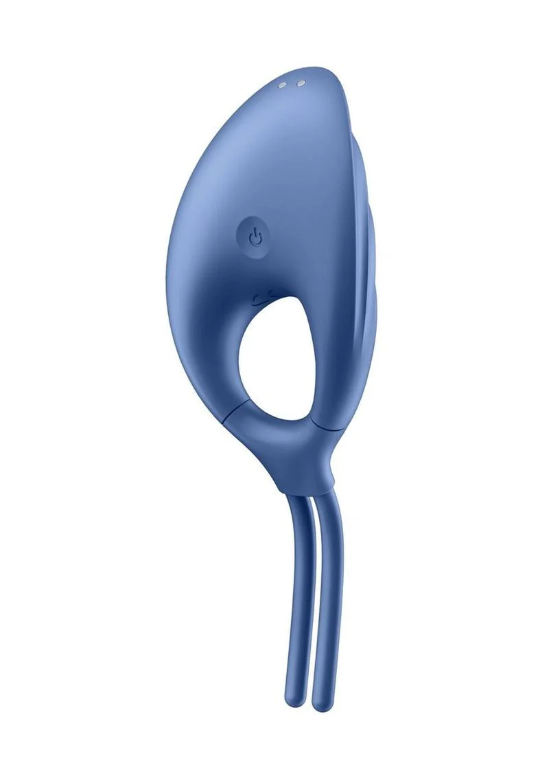 Satisfyer Men Swordsman Silicone Rechargeable And Waterproof Ring - Image 3