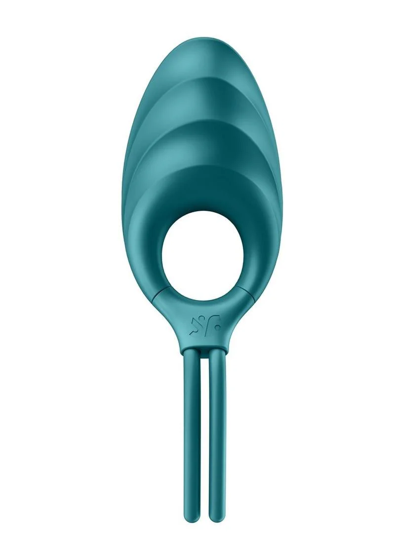Satisfyer Men Swordsman Silicone Rechargeable And Waterproof Ring - Image 4
