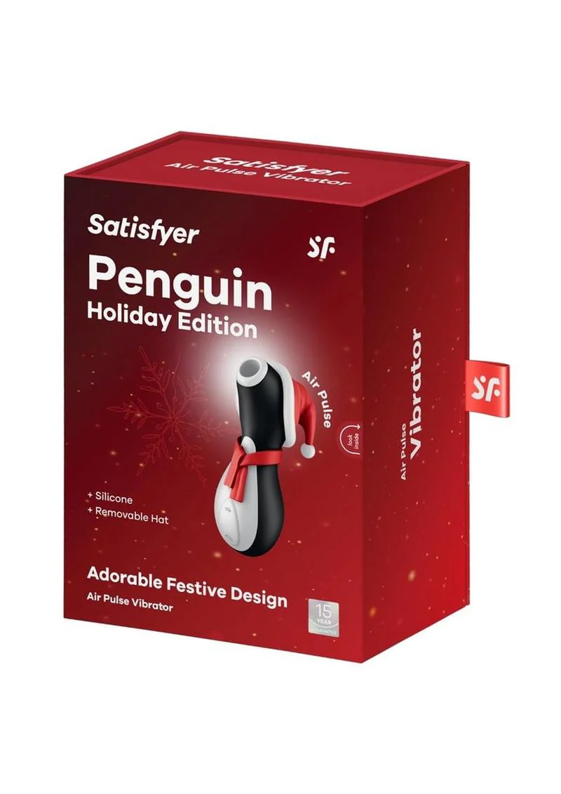 Satisfyer Penguin Holiday Edition Silicone Rechargeable Clitoral Stimulator - Image 4
