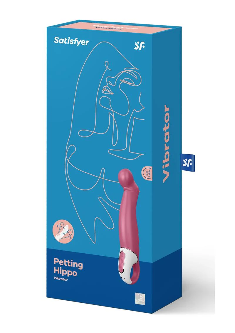 Satisfyer Petting Hippo Waterproof G-Spot Vibrator - Image 4