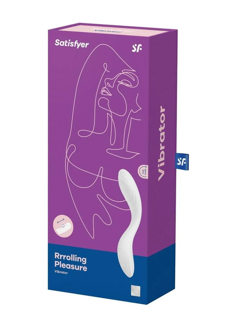 Satisfyer Rrrolling Pleasure Rechargeable Mint Silicone Vibrator - Image 8
