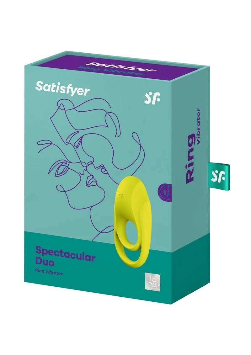 Satisfyer Spectacular Duo Silicone Vibrating Cock and Ball Ring - Image 4