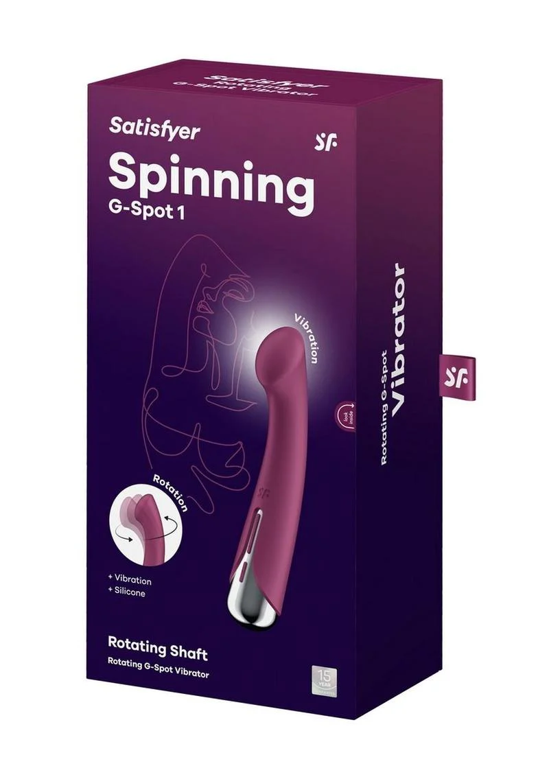 Satisfyer Spinning G-Spot 1 Rechargeable Silicone Vibrator - Image 2