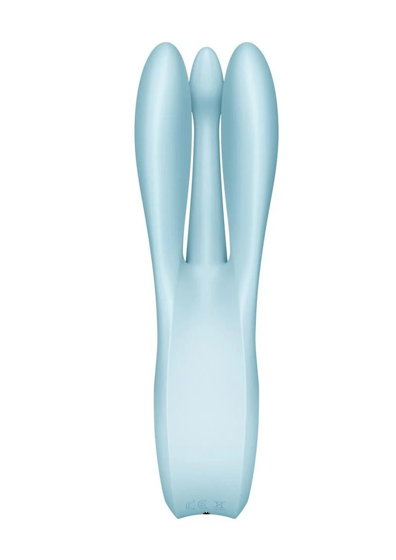 Satisfyer Threesome Rechargeable Silicone Vibrator - Image 2