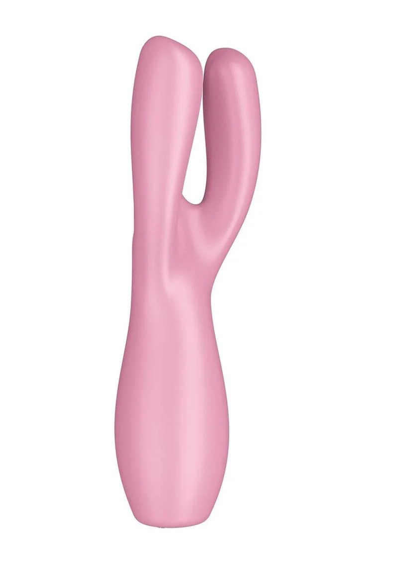 Satisfyer Threesome Rechargeable Silicone Vibrator with Dual Stimulation - Image 5