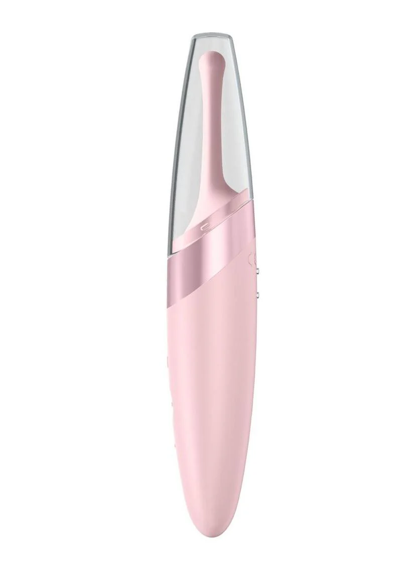 Satisfyer Twirling Delight Tip Vibrator Rechargeable Stimulator in Berry - Image 6