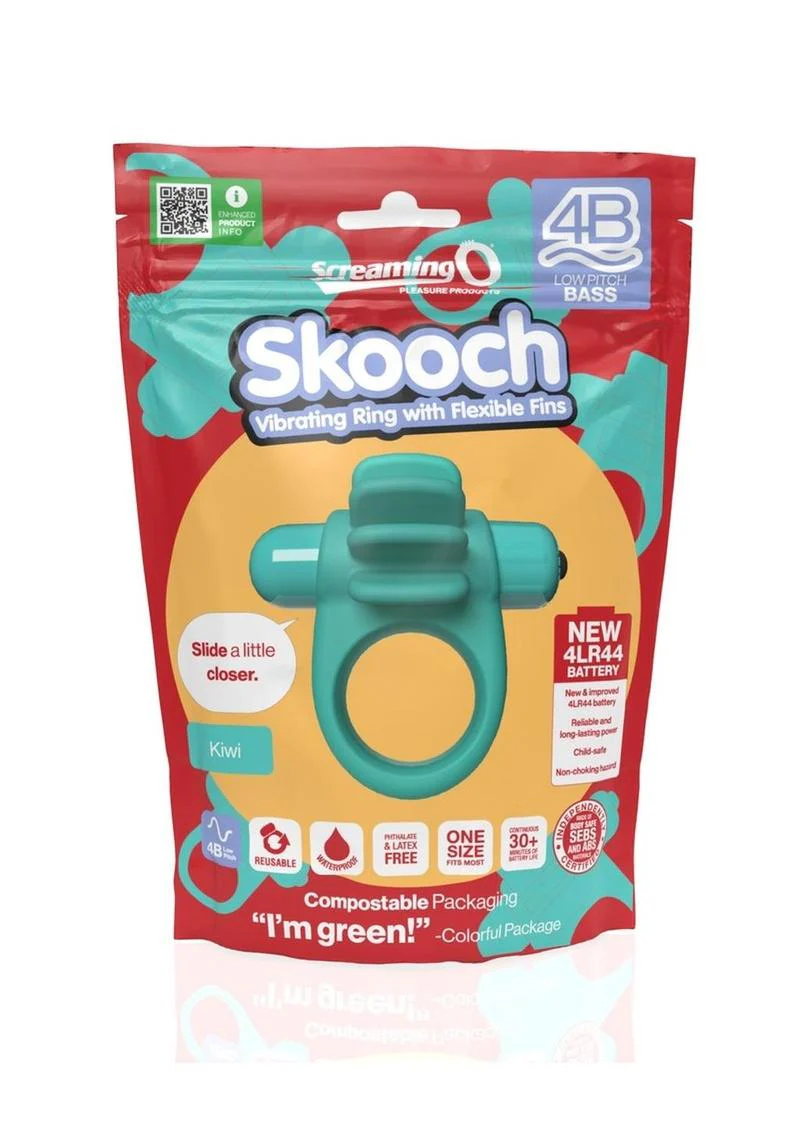 Screaming O 4b Skooch Vibrating Ring Grape Silicone Ring - Image 10