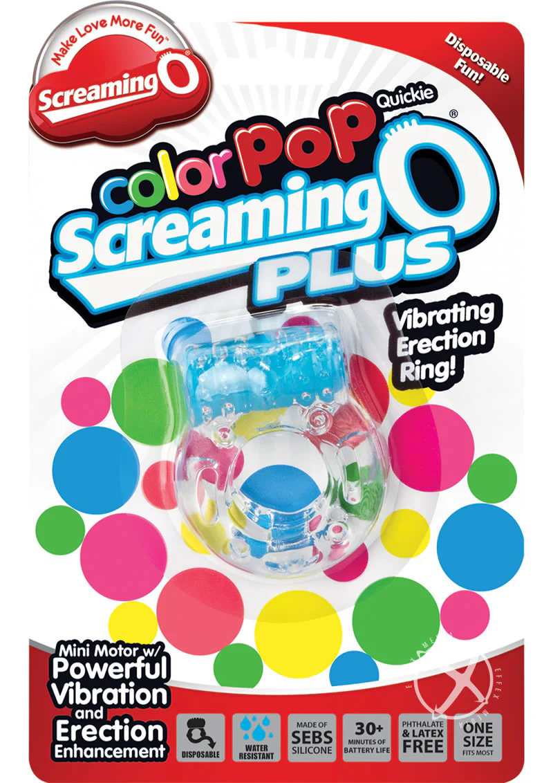Screaming O Color Pop Quickie Screaming O Plus Vibrating Ring - Image 7