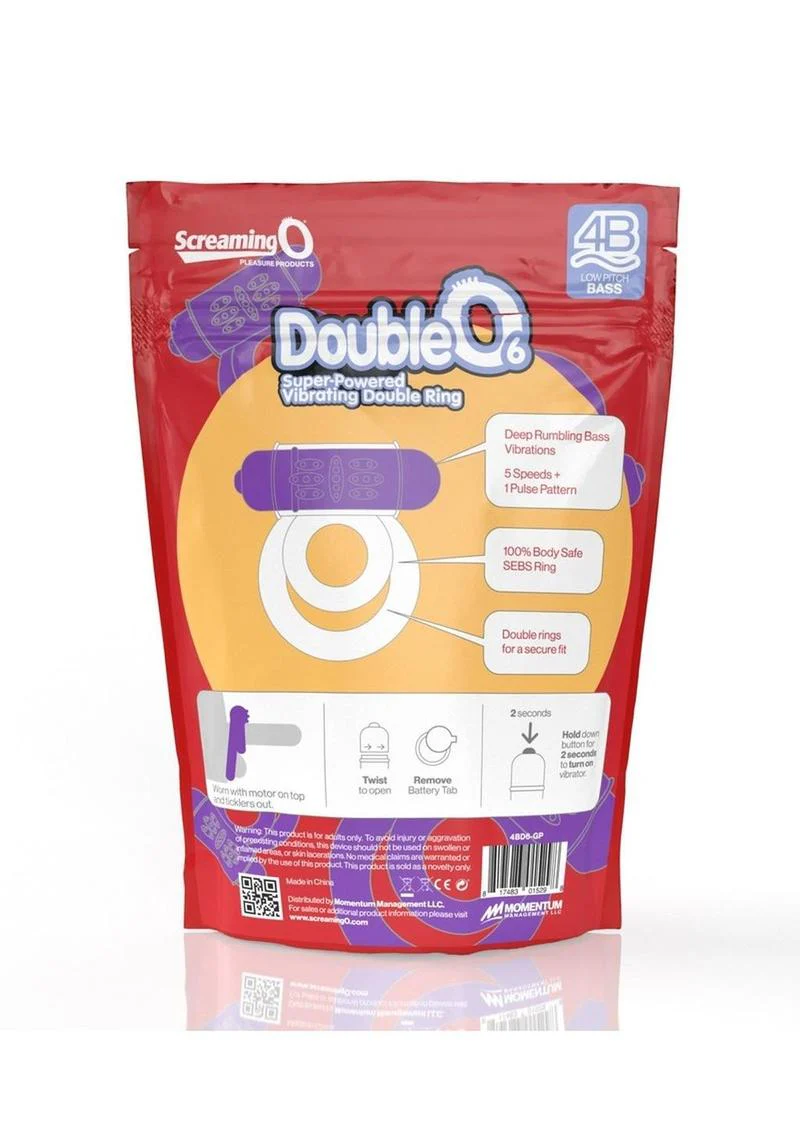 Screaming O Double O 6 Super-Powered Vibrating Double Ring - Image 11