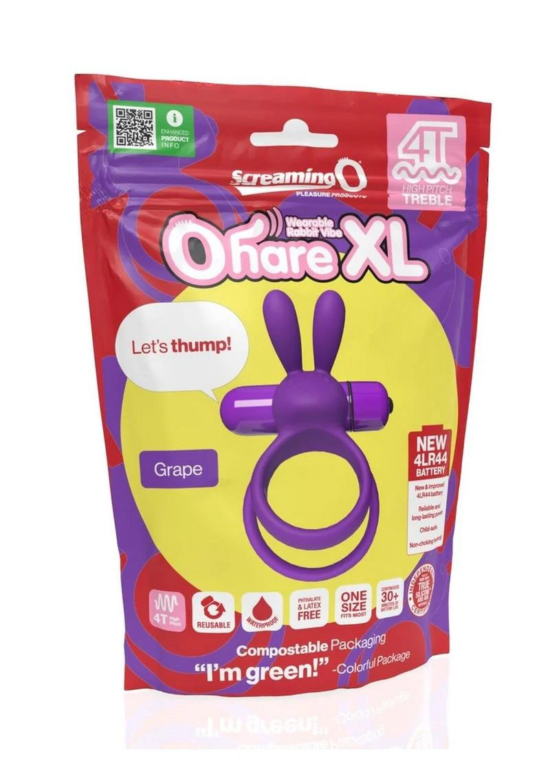 Screaming O Ohare XL Kiwi Wearable Rabbit Vibrating Cock Ring - Image 14