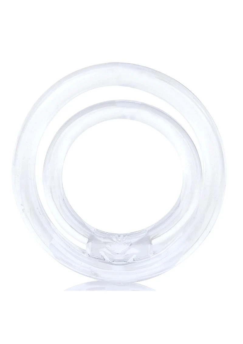 Screaming O Ring O² Clear Stretchy with Ball Sling SEBS Material
