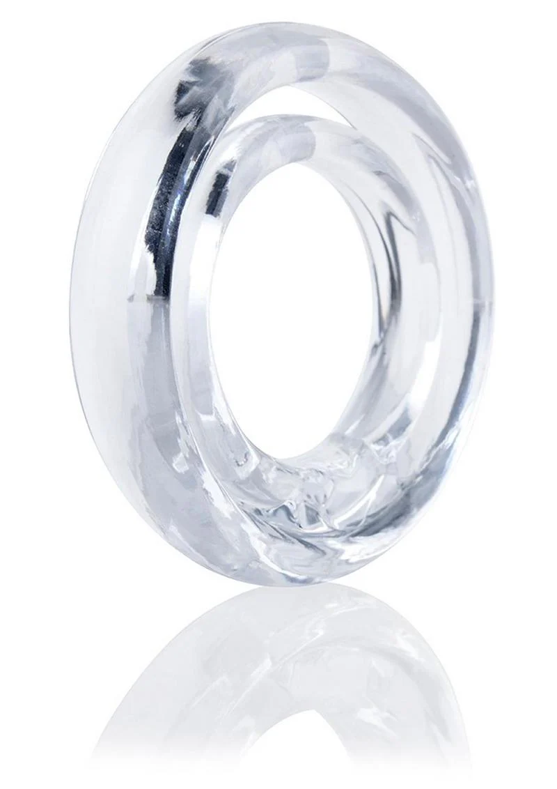 Screaming O Ring O² Clear Stretchy with Ball Sling SEBS Material - Image 2