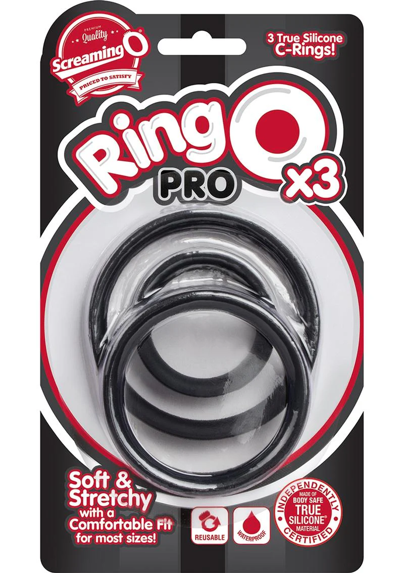 Screaming O Ring O Pro x3 Silicone Waterproof C-Rings Set - Image 7