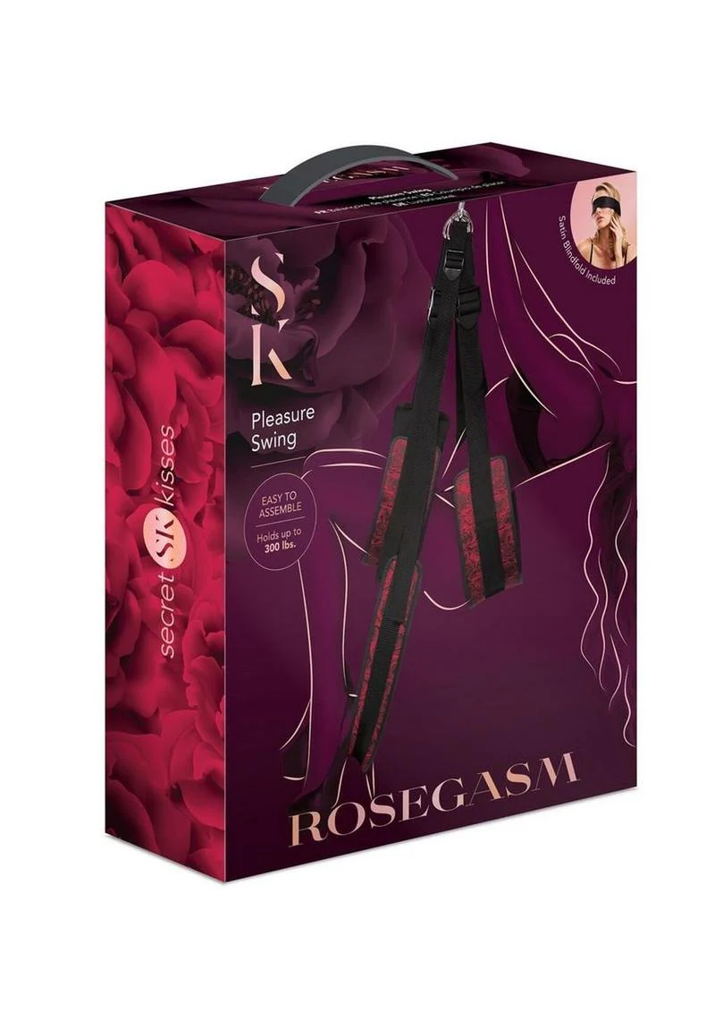Secret Kisses Rosegasm Pleasure Swing with Satin Blindfold - Image 2