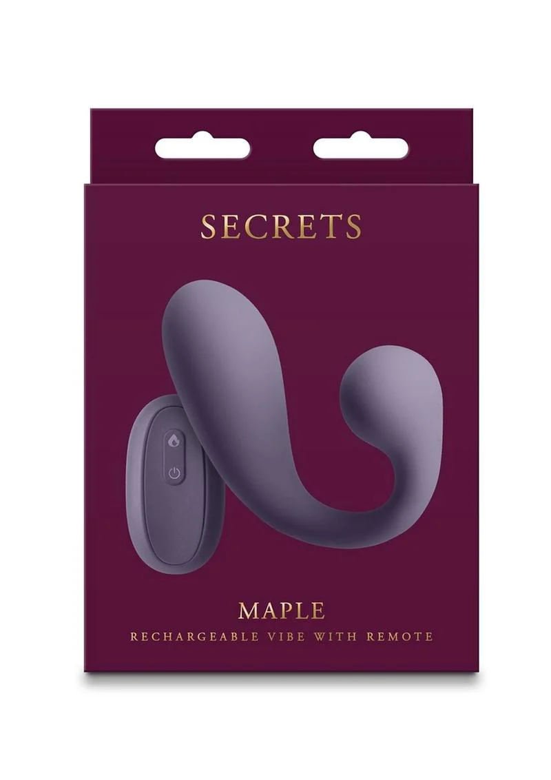 Secrets Maple Rechargeable Silicone Vibrator - Image 4