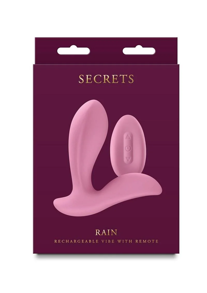 Secrets Rain Rechargeable Silicone Remote Control Vibrators - Image 4