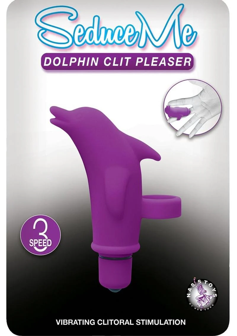 Seduce Me Dolphin Clit Pleasure Silicone Finger Massager - Image 2