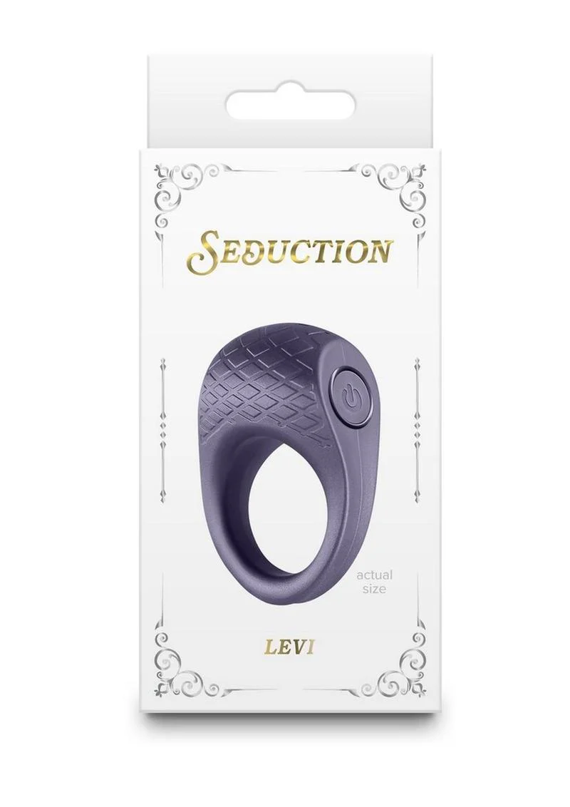 Seduction Levi Rechargeable Silicone Cock Ring - Image 8
