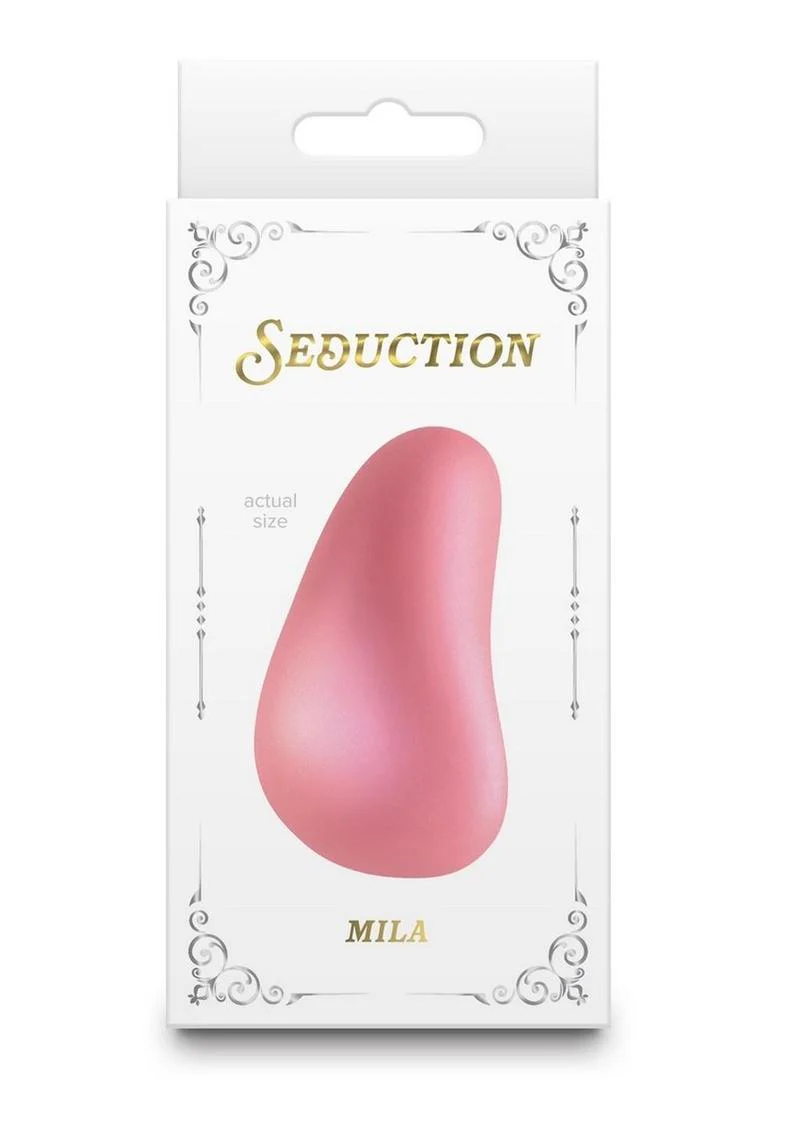 Seduction Mila Rechargeable Silicone Massager – Rose Gold - Image 4