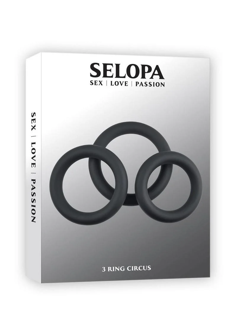 Selopa Circus Silicone Cock Ring Set - Image 4