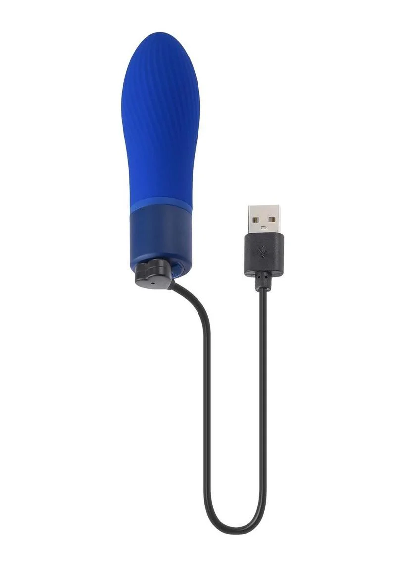 Selopa Cobalt Cutie Rechargeable Bullet Vibrator - Blue - Image 3