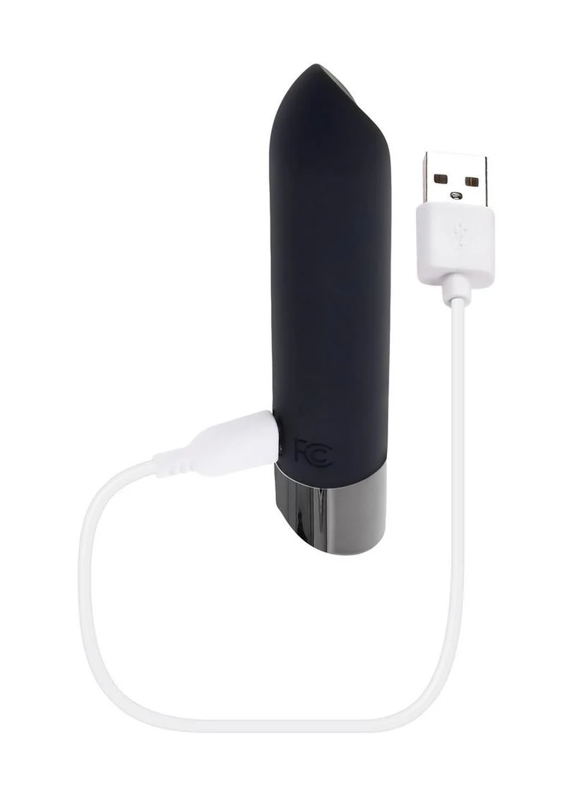 Selopa Little Buddy Rechargeable Silicone Bullet Vibrator - Black - Image 3