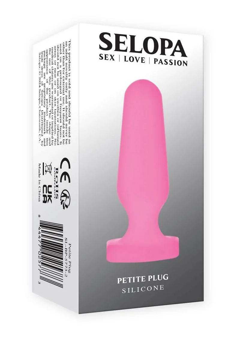 Selopa Petite Silicone Anal Plug Pink - Image 3
