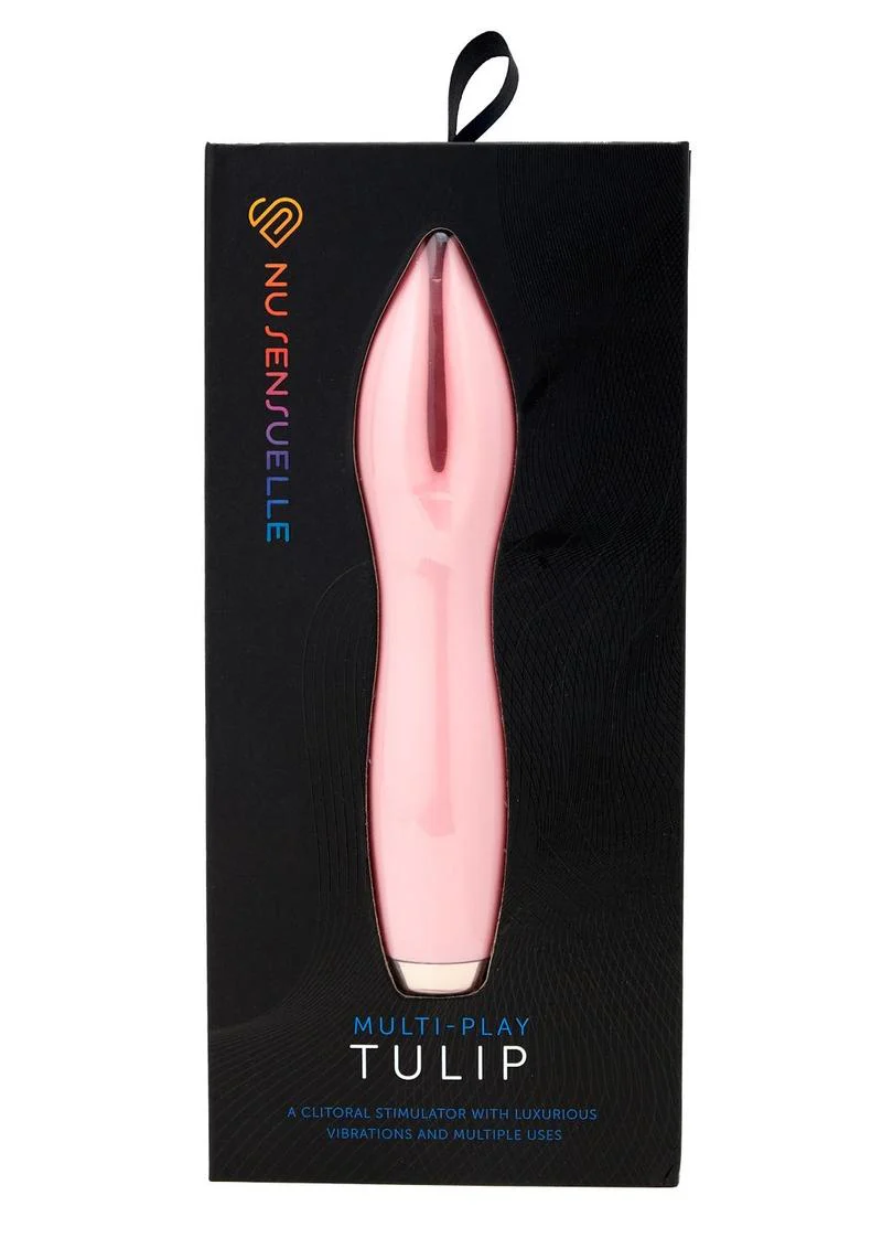 Sensuelle Tulip Rechargeable Silicone Clitoral Stimulator Pink - Image 4