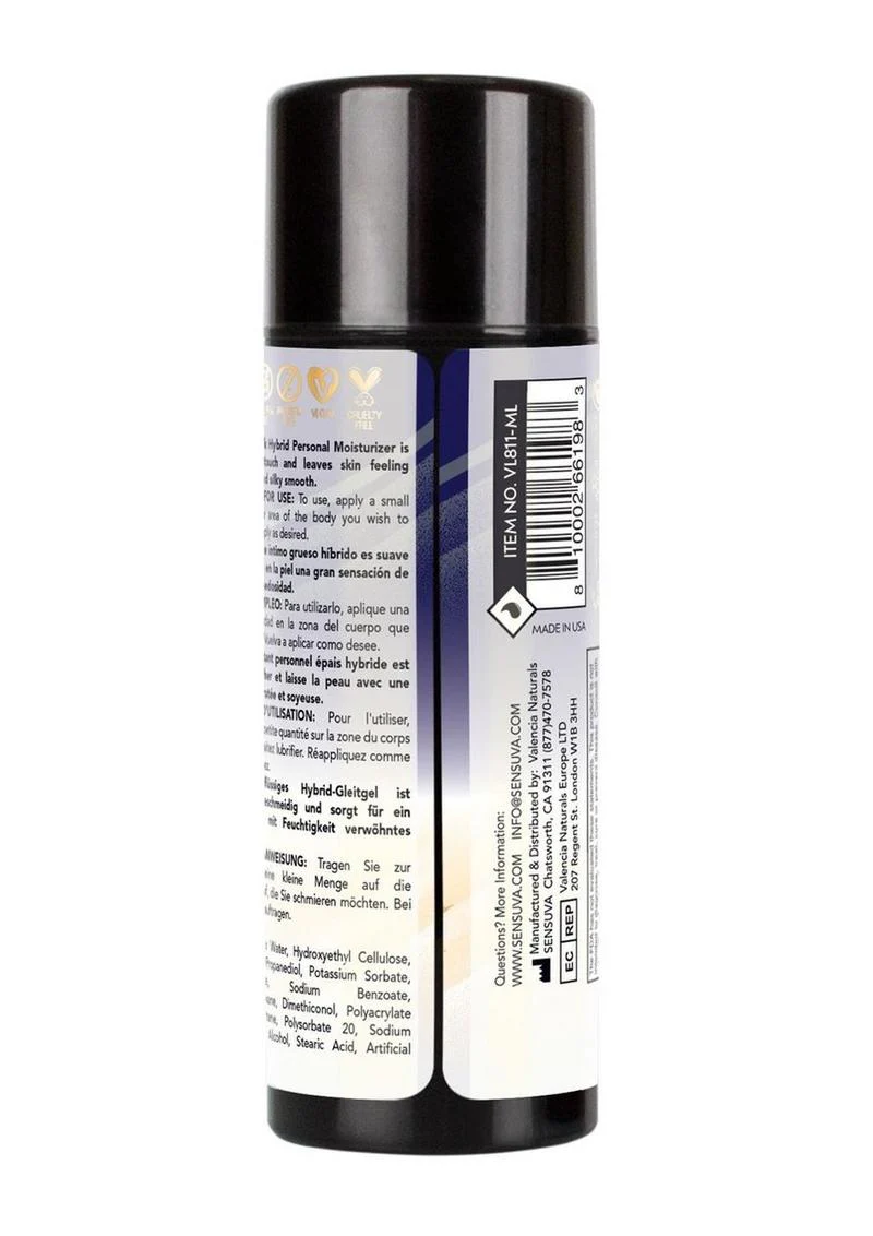 Sensuva Ultra Thick Anal Hybrid Personal Moisturizer - Image 4