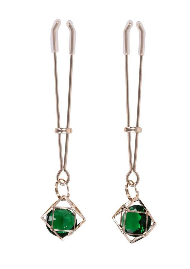 Sex and Mischief Indica Crystal Nipple Clips
