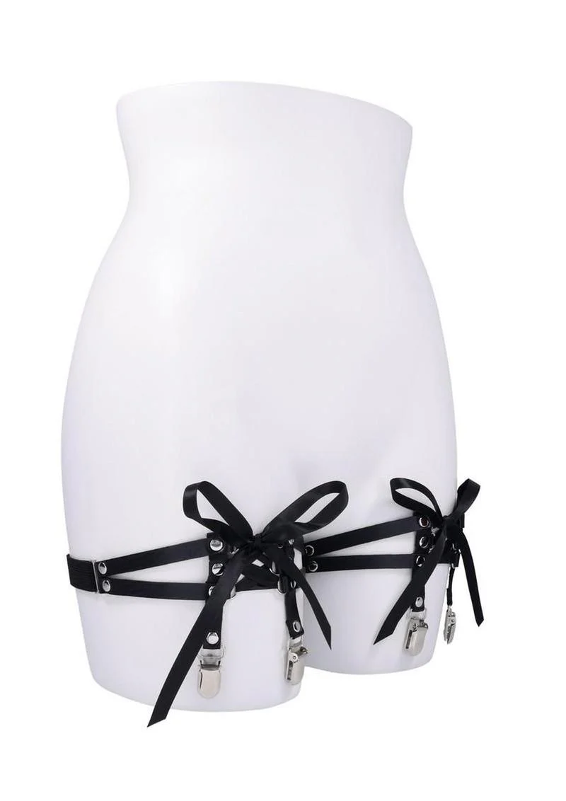 Sex and Mischief Laced-Up Garters - Image 3
