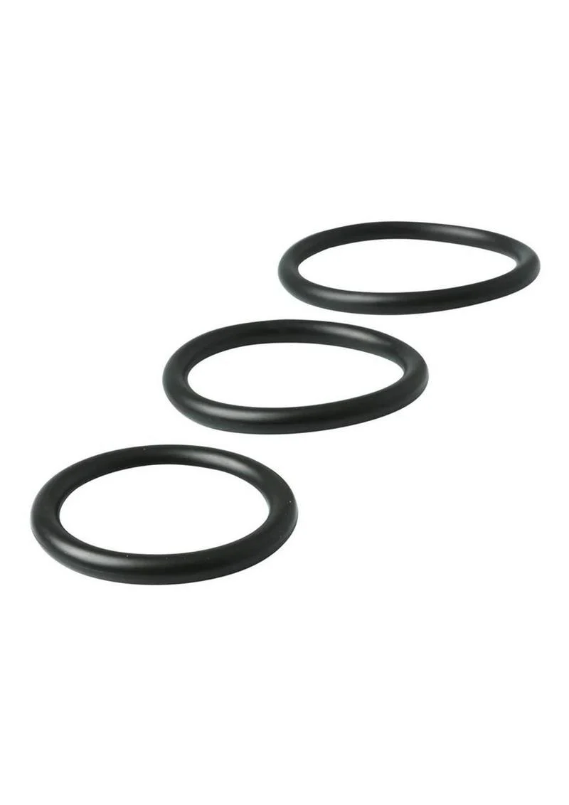 Sex And Mischief Nitrile Cock Ring 3 Pack With Stretchy And Durable - Image 3