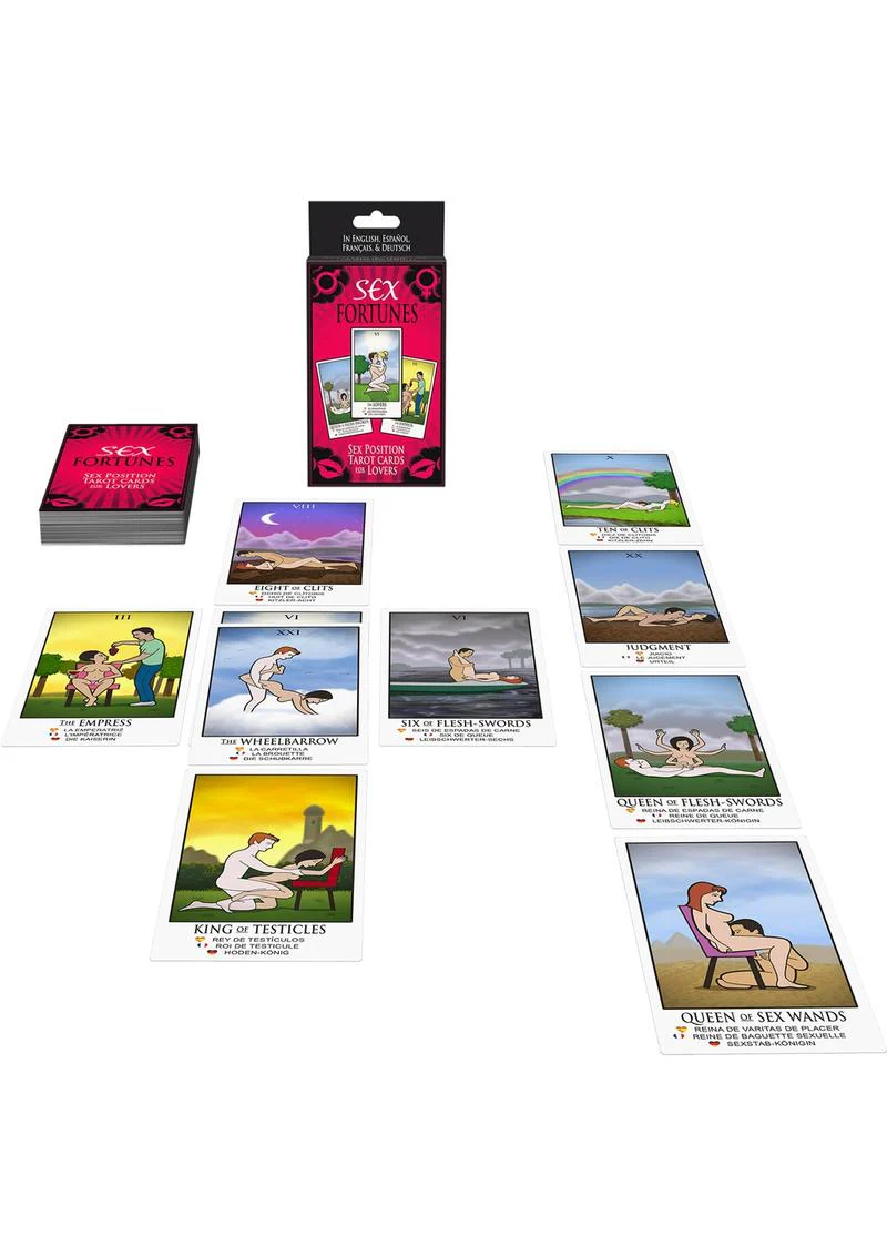 Sex Fortunes Tarot Cards for Lovers Sexy Tarot Deck Multiple Languages