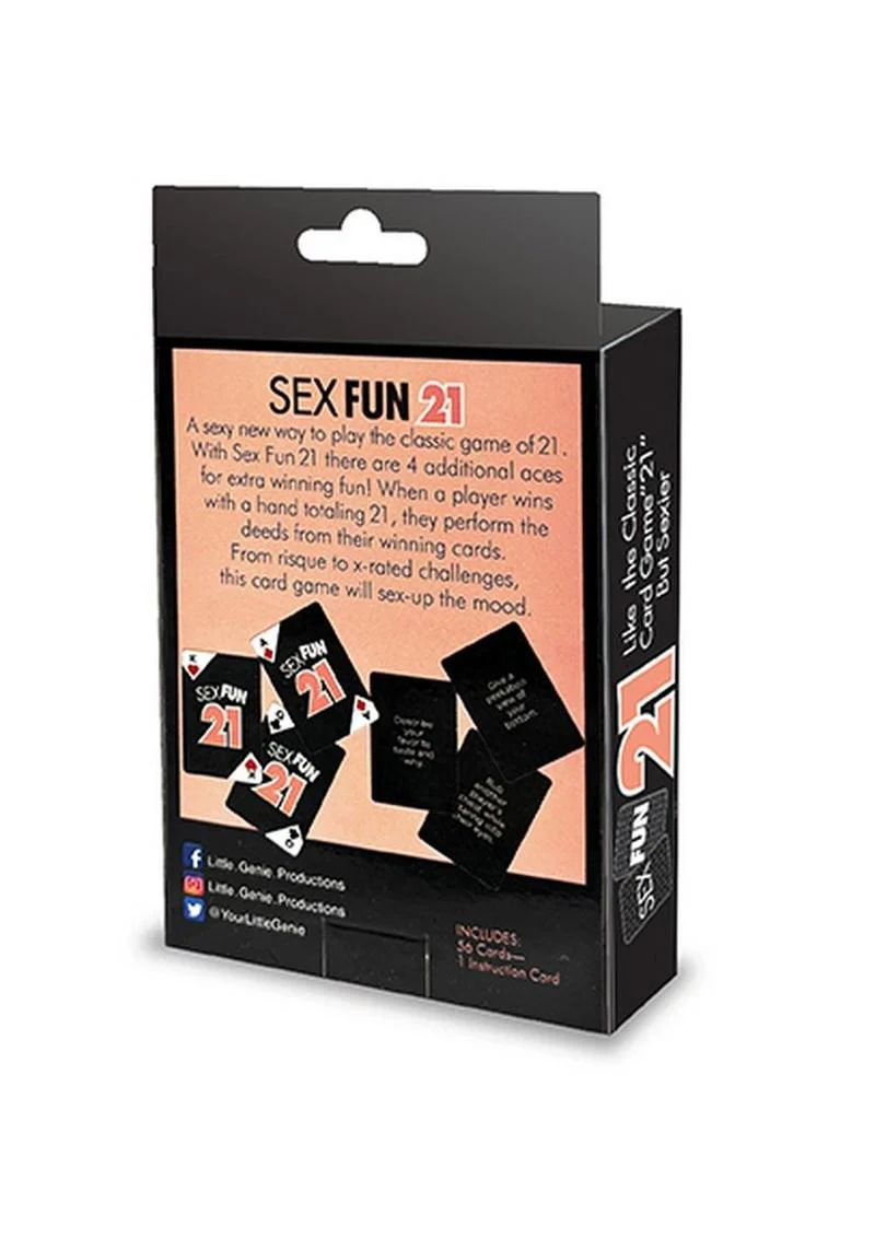 Sex Fun 21™ Sexy Blackjack Party Game - Image 2