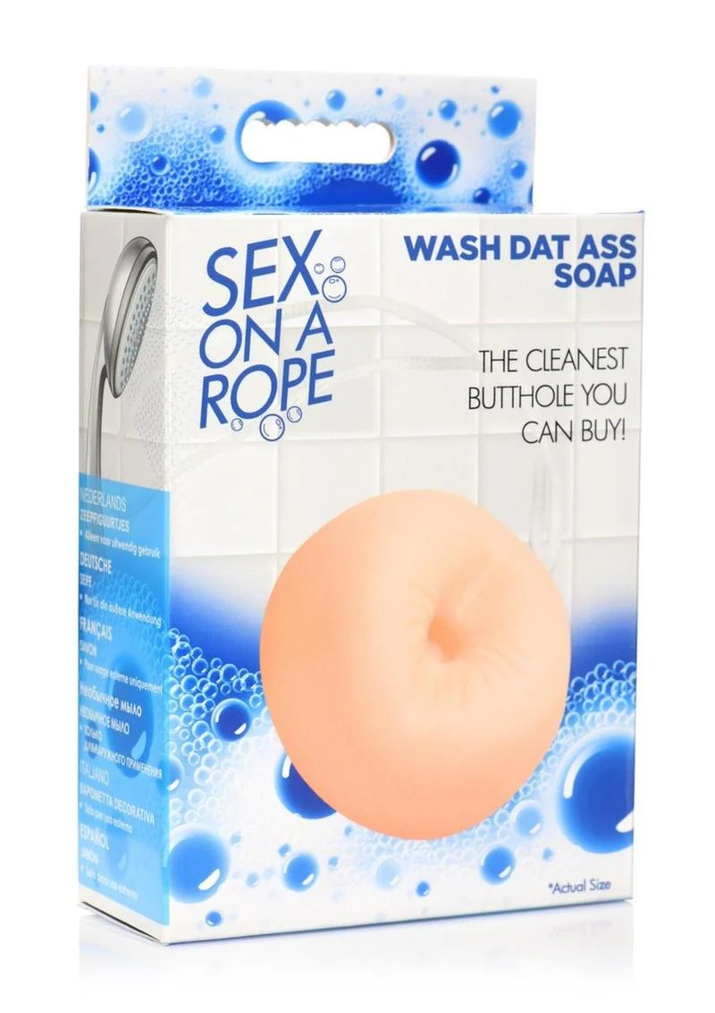 Sex On A Rope Wash Dat Ass Butt Hole Shaped Soap - Image 4