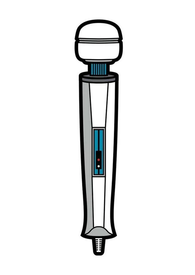 Sex Toy Wand Enamel Pin - Image 2