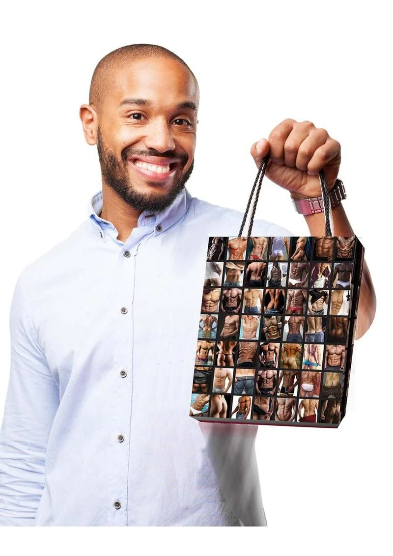 Sexy Guys Gift Bag Fun Playful Design for Adult Parties - Image 3