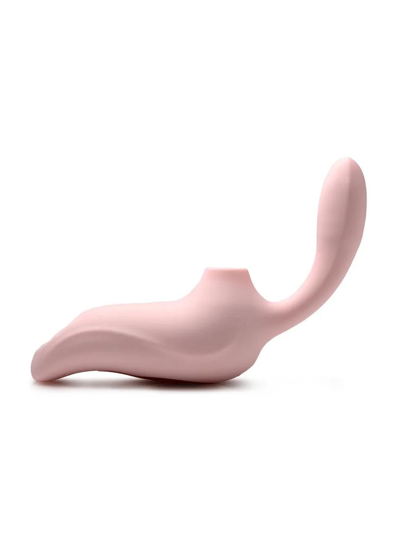 SheGasm 3-Way Elixir Silicone Sucking -And Pulsing Vibrator