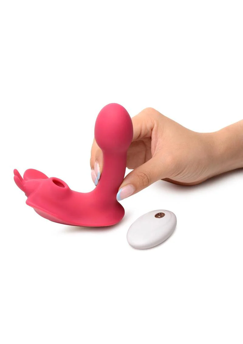 Shegasm Butterfly Tease 10X Clitoral Suction Silicone Stimulator - Image 3