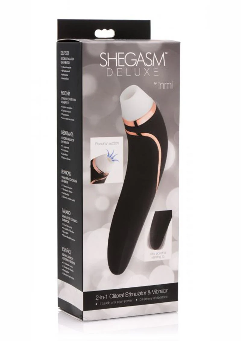 Shegasm Deluxe 2-in-1 Clitoral Stimulator And Vibrator - Image 4