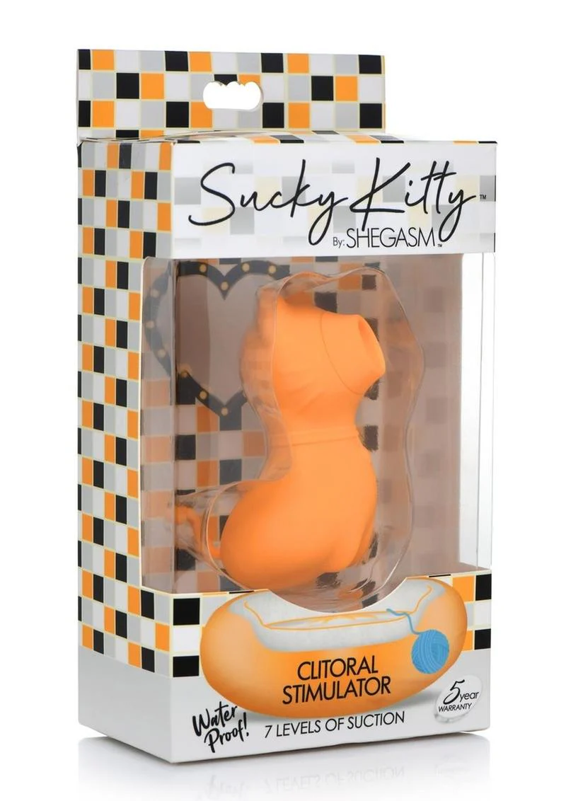 SheGasm Sucky Kitty Rechargeable Silicone Clitoral Stimulator - Image 8
