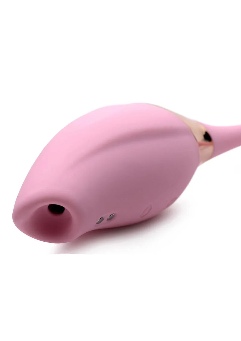 Shegasm Tandem Plus Silicone Suction Clitoral Stimulator & Vibrating Egg - Image 2