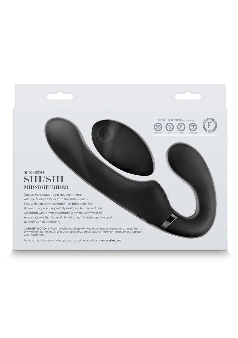 Shi/Shi Midnight Rider Rechargeable Strapless Strap-On with Remote - Image 4