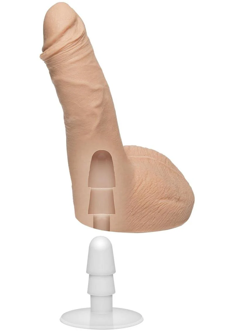 Signature Cocks Ryan Bones 7-Inch Dual Density Dildo Suction Cup - Image 3