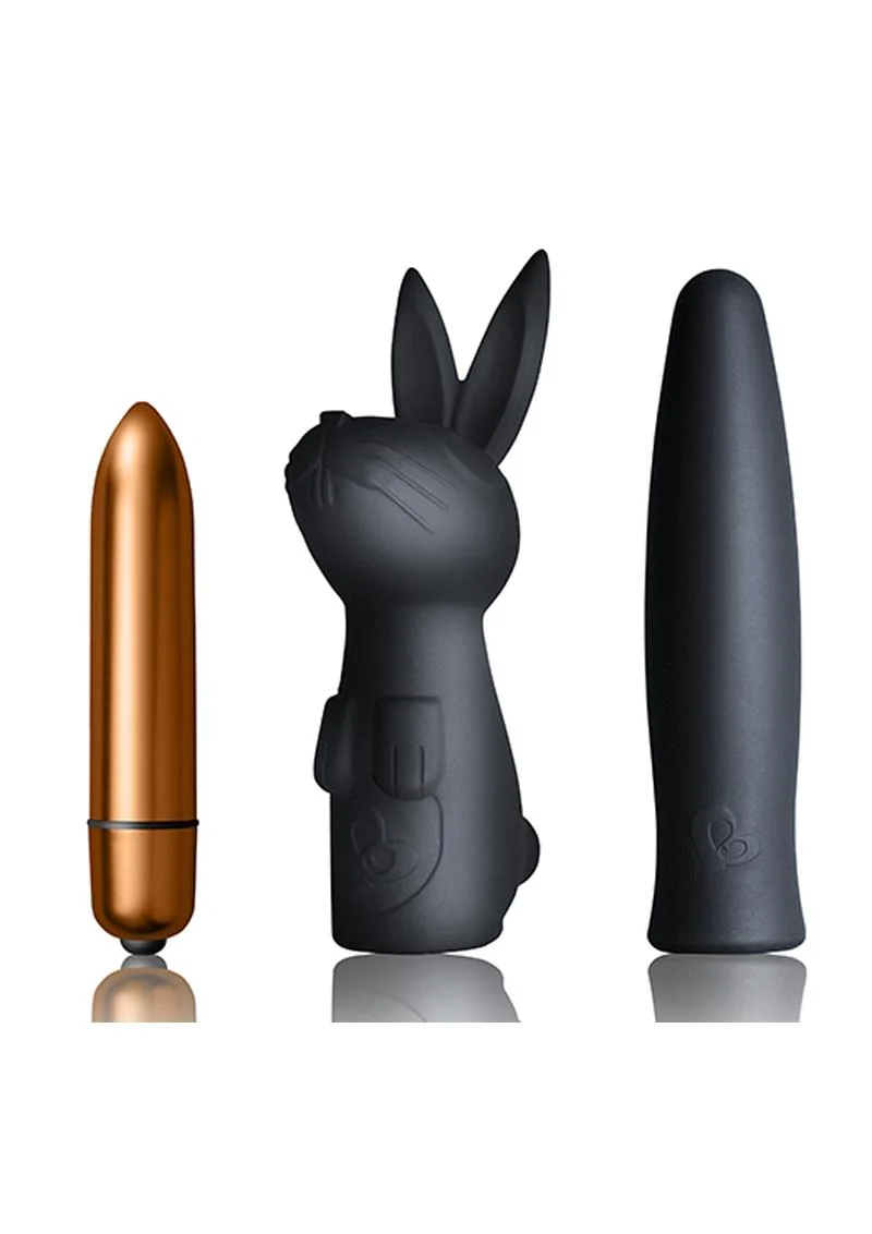 Silhouette Dark Desires Kit with Silicone Sleeves Bullet Vibrator