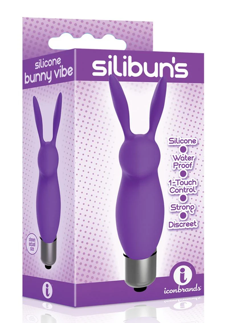 Silibun's BunnyVibe Silicone Bullet Vibrator - Pink - Image 3