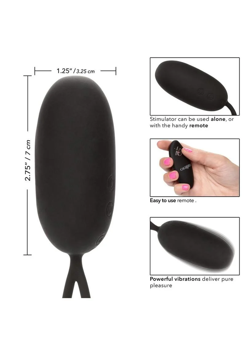 Silicone Rechargeable Egg With Remote Control Vibrators - Image 3